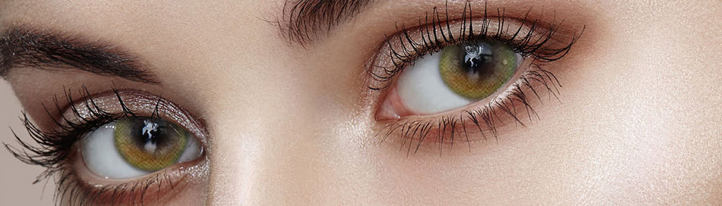 Ocean Velvet Green 1-Day (20P) Colored Korean Contact Lenses - Olens