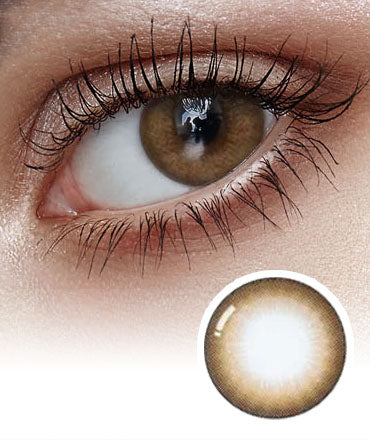 Ever Shine 1Day Brown Colored Korean Contact Lenses-Olens