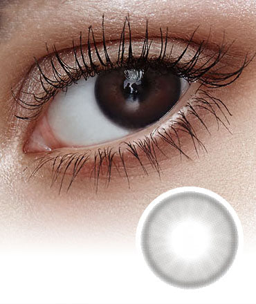 Yous Black Coloured Korean Contact Lenses-Lensme