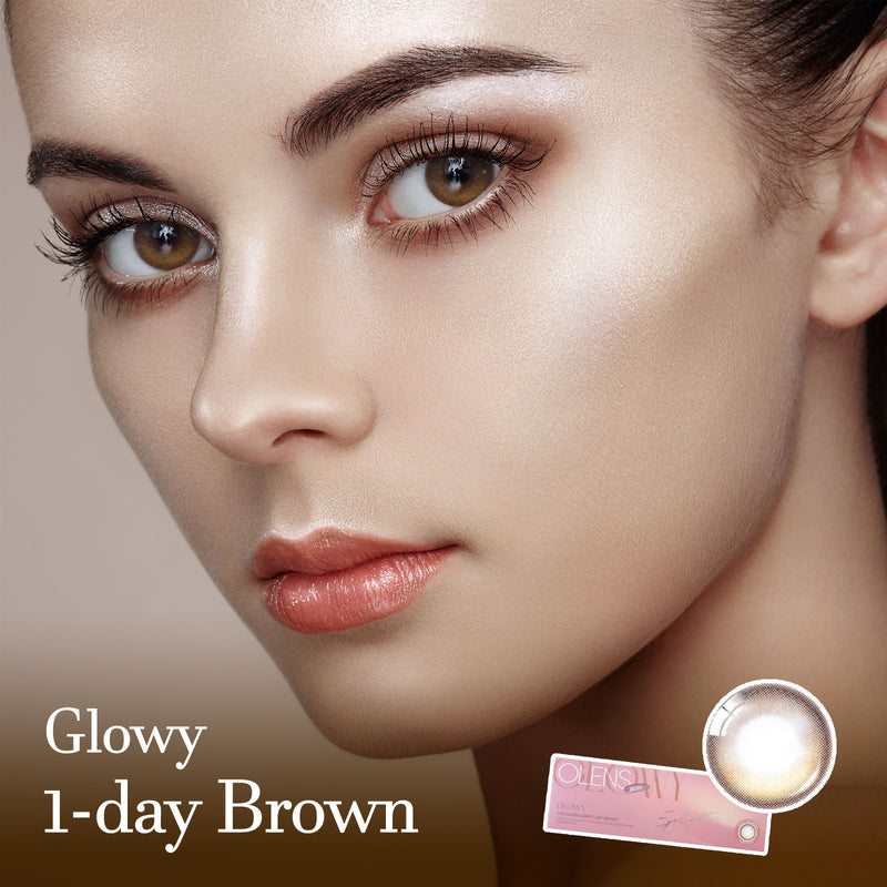 Glowy 1-Day Brown (10P)