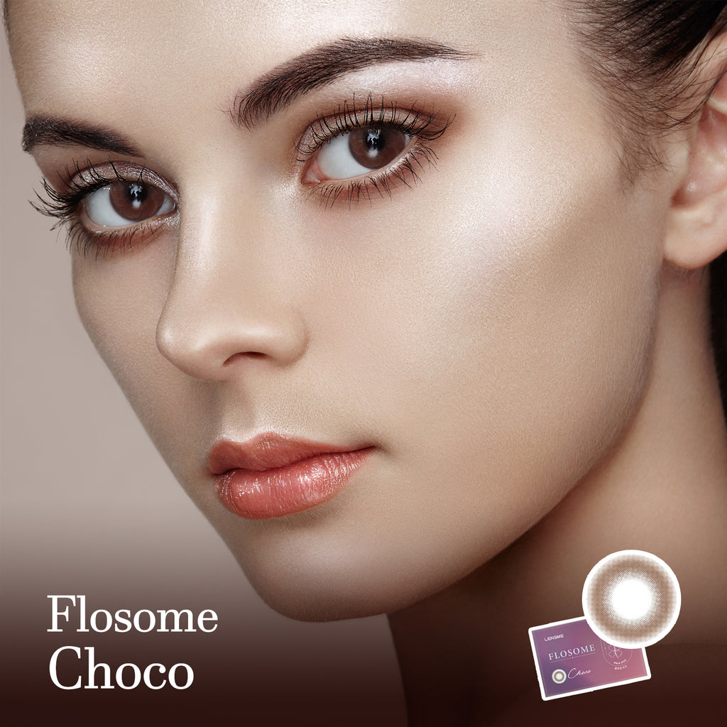 Flosome Choco Colored Korean Contact Lenses - Lensme