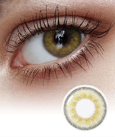 Olens - Jennifer 3Con Olive Colored Contact Lenses Olens