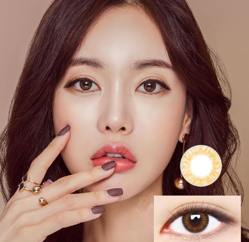 3 Colored Brown Contact Lenses