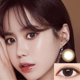 Mega Big Size Choco Colored Contact Lenses-DIA 14.7mm