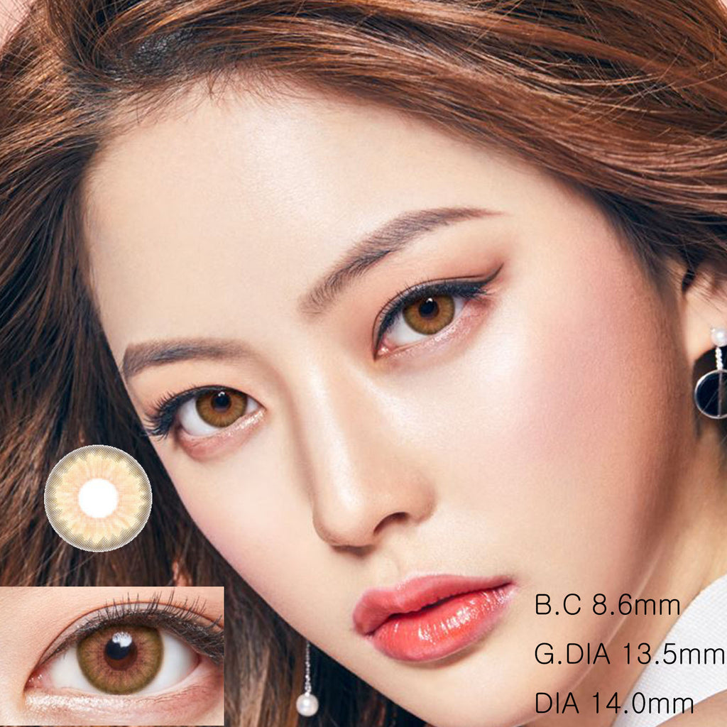 Olens Symphony 3 Con Hazel Colored Korean Contact Lenses-olens