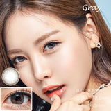 Winky Star Gray Colored Contact Lenses-Olens