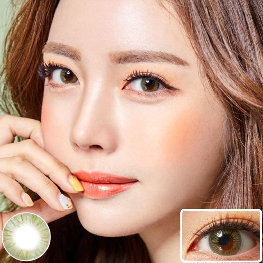 Seolem 3 Color Green Contact Lenses-Olens