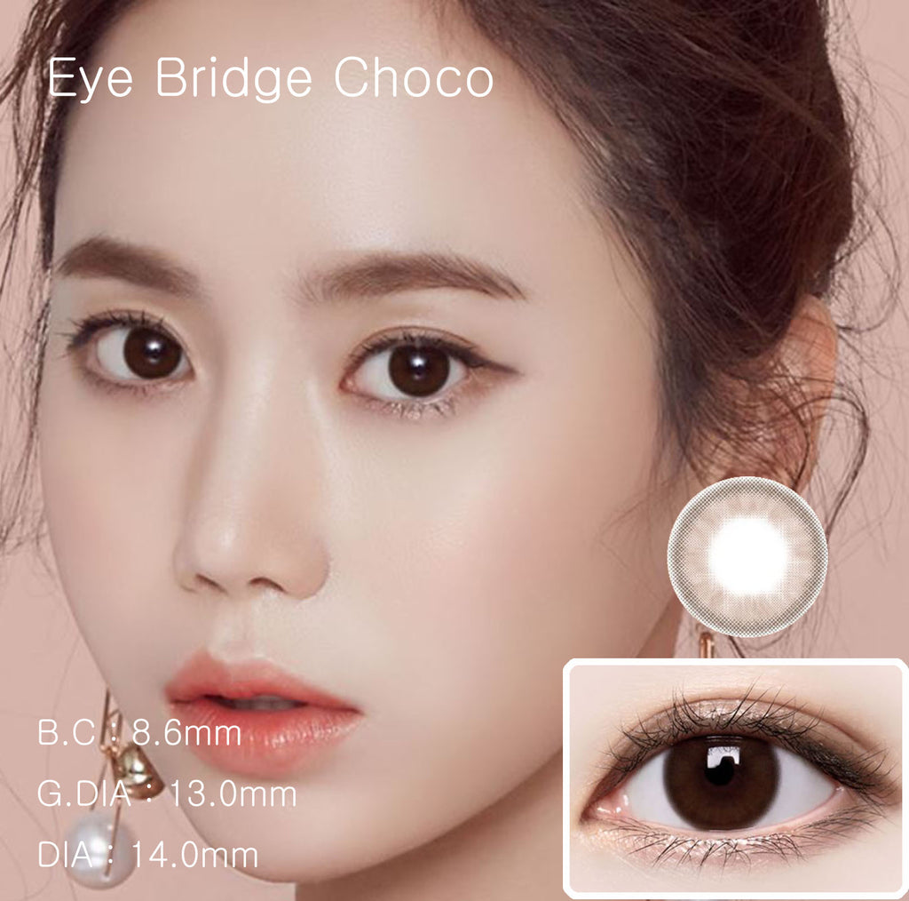 Eye Bridge Choco Colored Contact Lenses-lensme