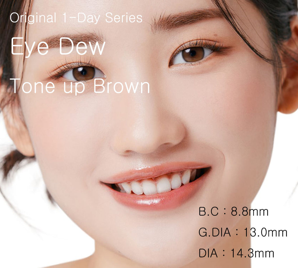Original 1-Day Series Eye Dew Tone Up Brown (10P)