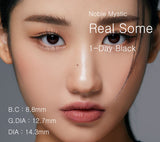 Nobel Mystic Real Some 1-Day Black (10P)