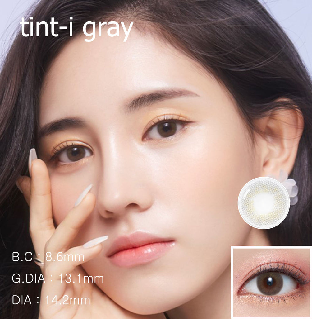 Tint-i Gray Colored Contact Lenses-Olens