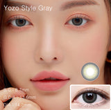 Yozo Style Gray Colored Contact Lenses-Lensme