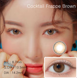Cocktail Frappe Brown Colored Contact Lenses-Lensme