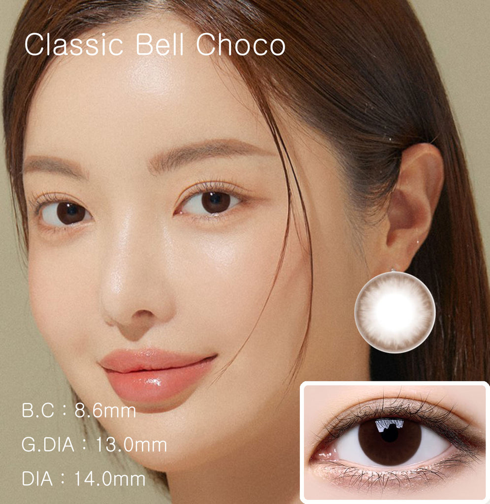Classic Bell Choco Colored Contact Lenses-Lensme