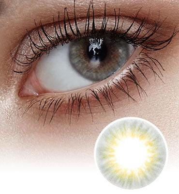 Ginfizz Cover 3 Color Warm Gray Colored Contact Lenses-Lensme
