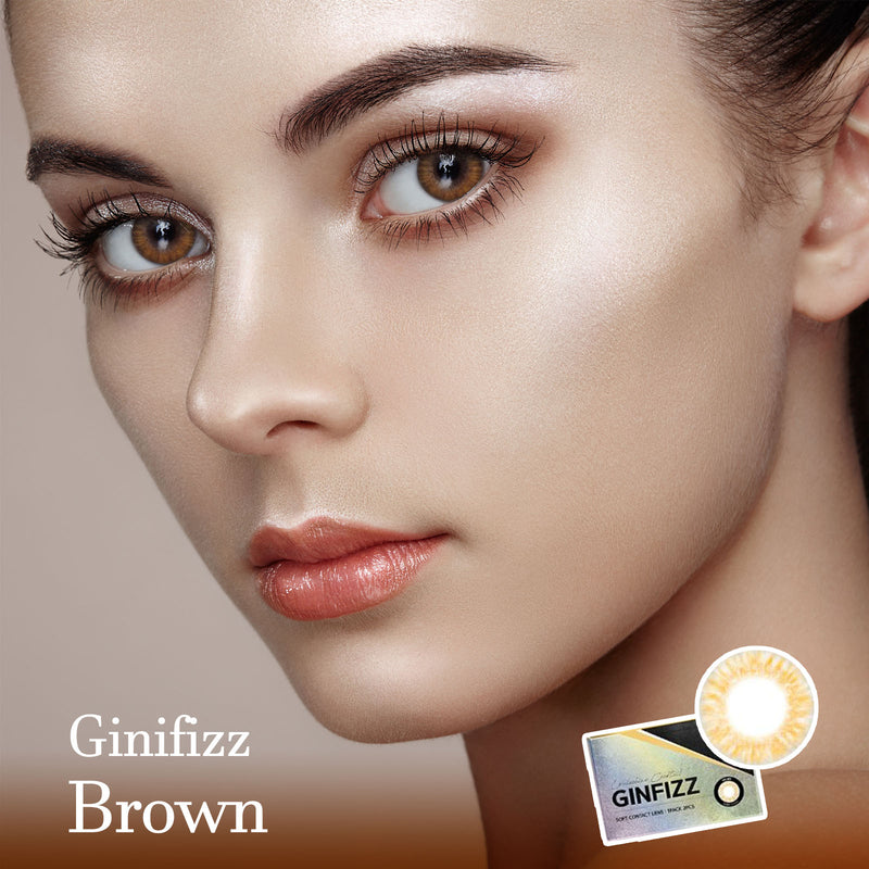Ginfizz 3 Colored Brown Contact Lenses