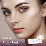 Holoris 1Day Pink Colored Contact Lenses-Lensme