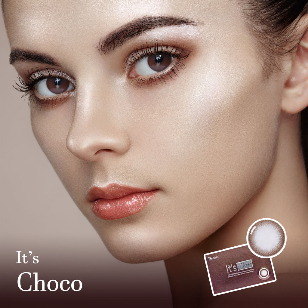 It's Choco Colored Contact Lenses-Olens