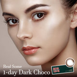 Real Some Dark Choco (30P) Colored Contact Lenses - Lensme