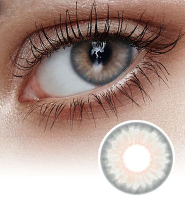 Symphony 3 Con Gray Colored Korean Contact Lenses-olens