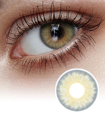 Symphony 3 Con Green Colored Korean Contact Lenses-olens