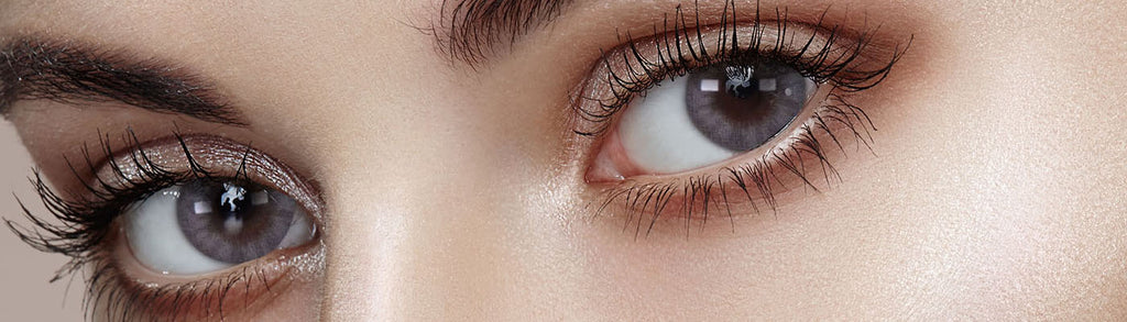 Eye Bridge Gray Colored Contact Lenses-Lensme