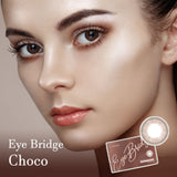 Eye Bridge Choco Colored Contact Lenses-Lensme