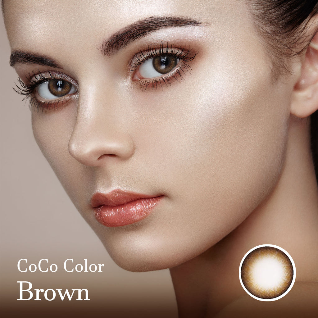 Brown Colored Contact Korean Lenses-olens