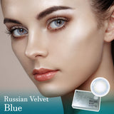 O-lens Russian Velvet Blue Colored Contact korean lenses-Olens