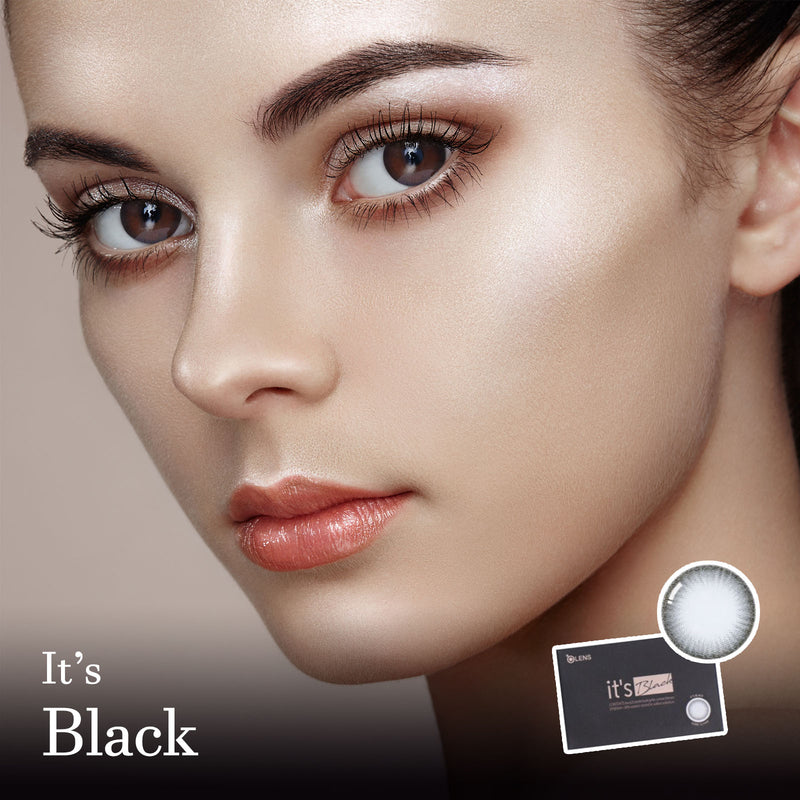 It's Black Colored Contact Lenses-Olens