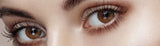 Glowy Natural Latte Brown Colored Contact Lenses-Olens