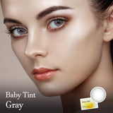 Baby Tine Gray Coloured Korean Contact Lenses-Lensme