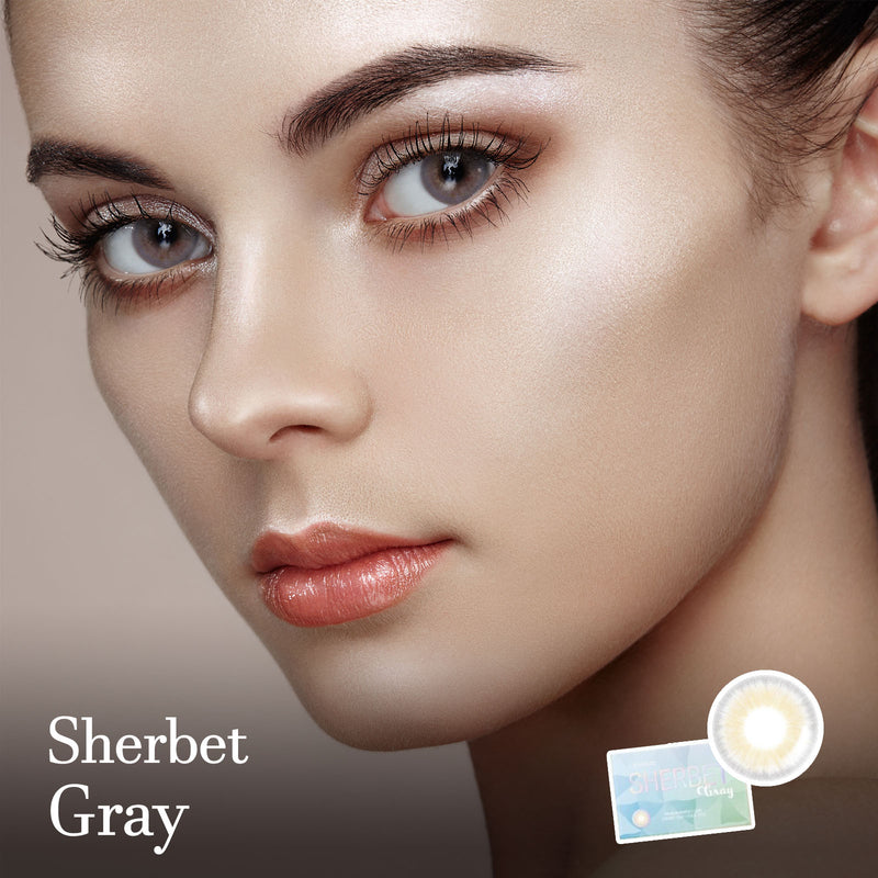 Sherbet Gray Coloured Korena Contact Lenses - Lensme