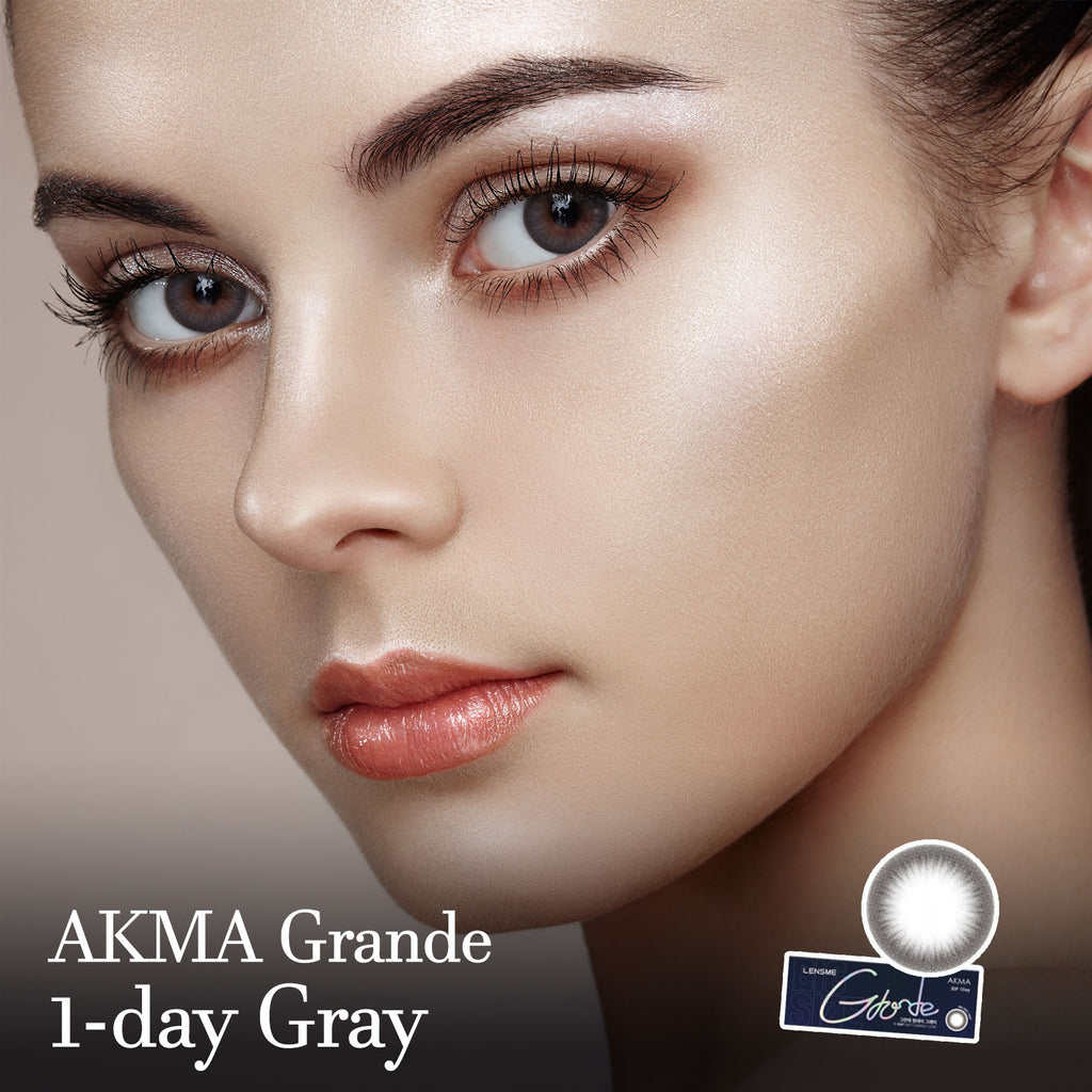 AKMA 1 - Day Grande Gray Colored Contact Lenses - Lensme