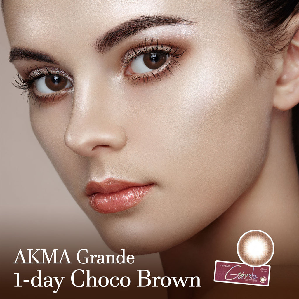 AKMA 1 - Day Grande Choco Brown Colored Contact Lenses - Lensme