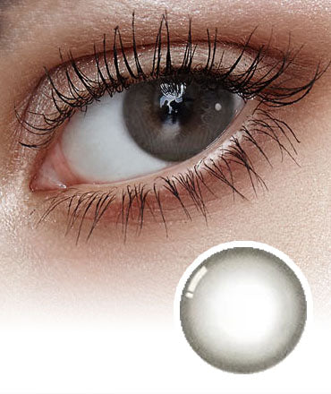 Misty 1 - Day Ash Gray (20P) - NewJeans Pick Coloured Contact Korean Lenses-Olens