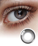 Big Glowy Gray Colored Korean Contact Lenses NewJeans Pick - Olens