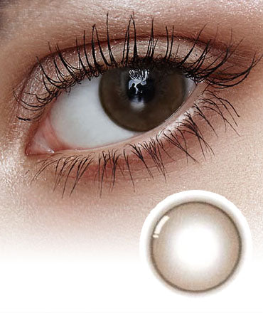 Shine Touch Milky Choco Colored Korean Contact Lenses - Olens