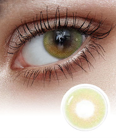 Ocean Velvet Green 1-Day (20P) Colored Korean Contact Lenses - Olens 