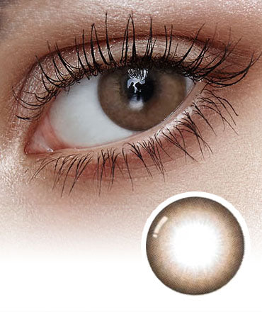 Ever Shine 1Day Mocha Colored Korean Contact Lenses-Olens