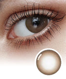 Misty 1 - Day Natural Choco (20P) - NewJeans Pick Coloured Contact Korean Lenses-Olens