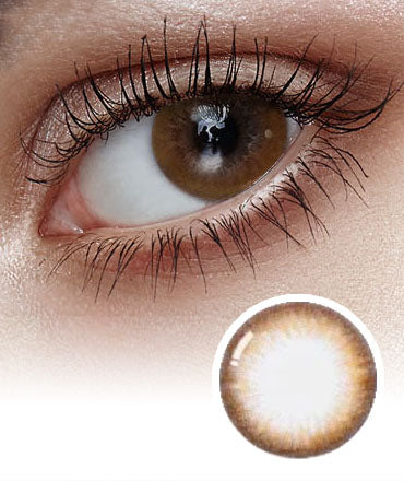 Big Some Brown Coloured Korean Contact Lenses-Olens