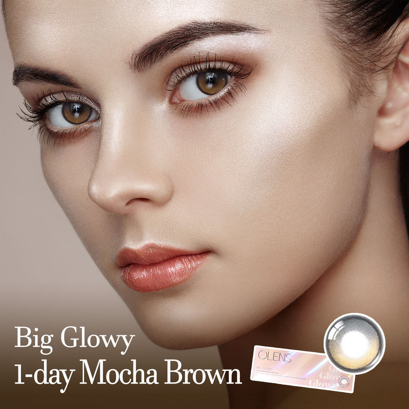 Big Glowy 1-Day Mocha Brown (10P)
