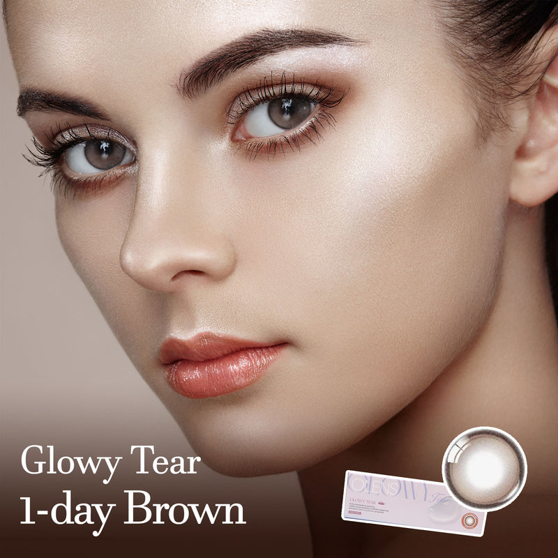 Glowy Tear 1-Day Brown (20P)
