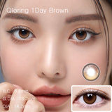 Qloring 1 Day Brown Colored Contact  Lenses-Lensme