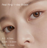 Real Ring 1 Day Brown (20P)