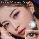 Purspur 3Con Neon Gray