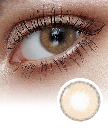 Olens  French Shine Hazel Colored Korean Contact Lenses -Olens