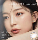 Double Tint 1-Day Brown (20P) - Jisoo Lenses