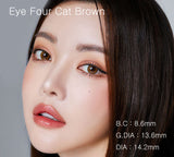 Eye Four Cat Brown